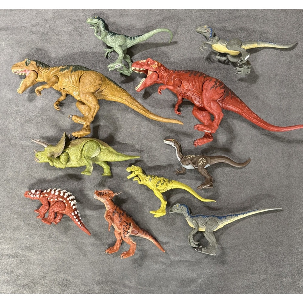 Jurassic World Fallen Kingdom Dinosaur Lot Of 10